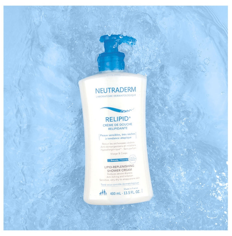 Neutraderm Relipid Shower Cream Sensitive Skin 400ml (13.52fl oz)
