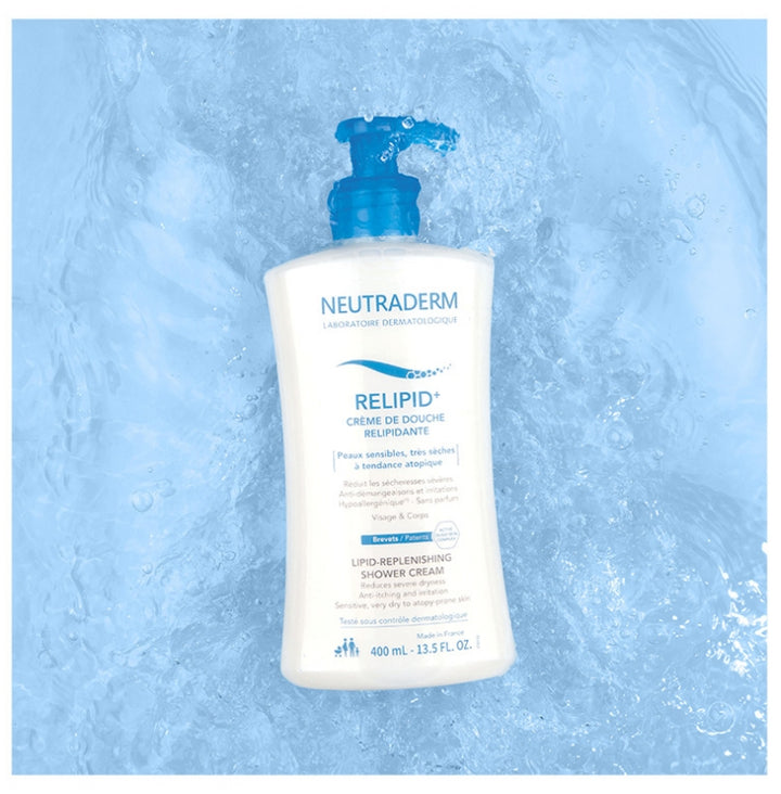 Neutraderm Relipid Shower Cream Sensitive Skin 400ml (13.52fl oz)