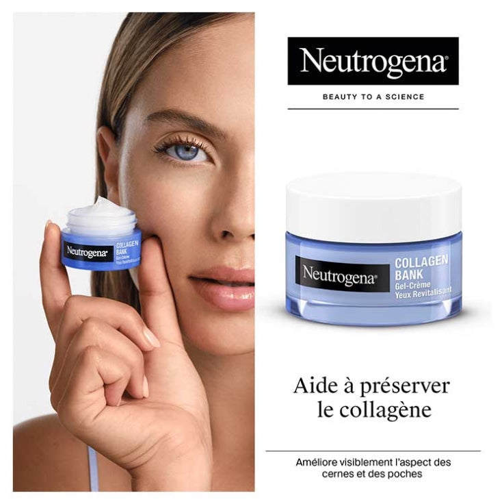 Neutrogena Collagen Bank Gel-crema revitalizante para el contorno de ojos, ojeras y bolsas 30ml