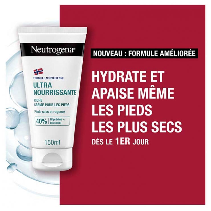 Neutrogena Ultra Nourishing Rich Foot Cream Norwegian formula 150ml (5.07fl oz)