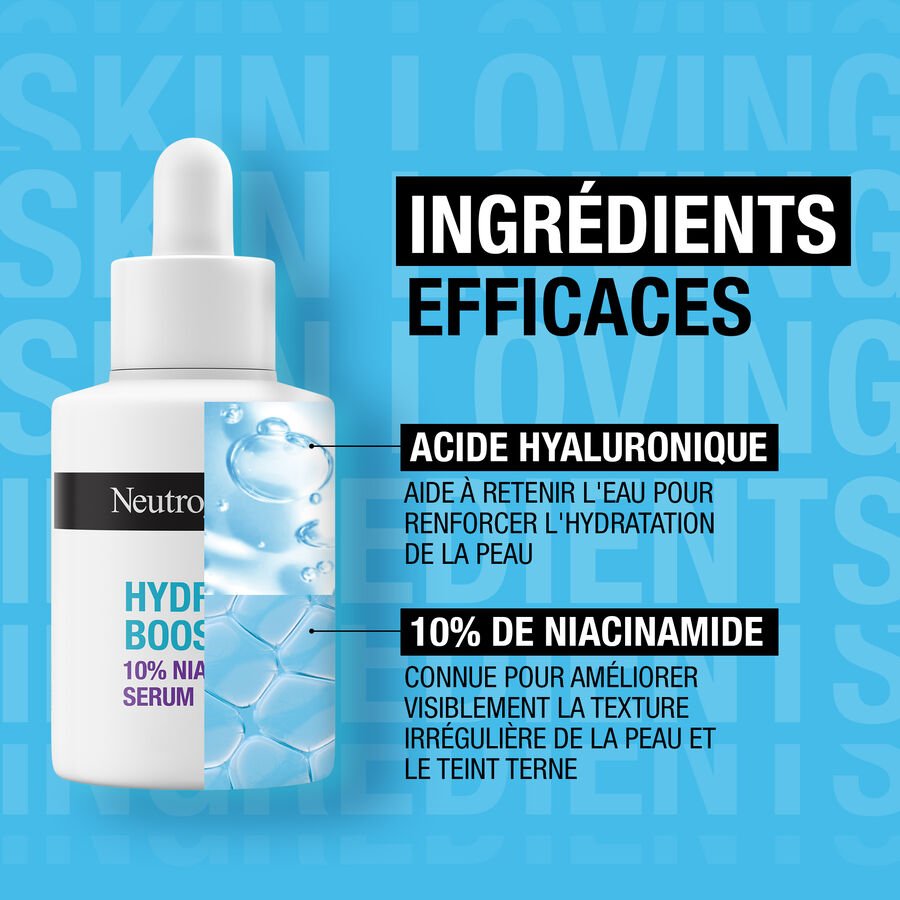 Neutrogena Hydro Boost 10% Niacinamide Serum 30ml (1.01fl oz) - FrenchBeautyHub