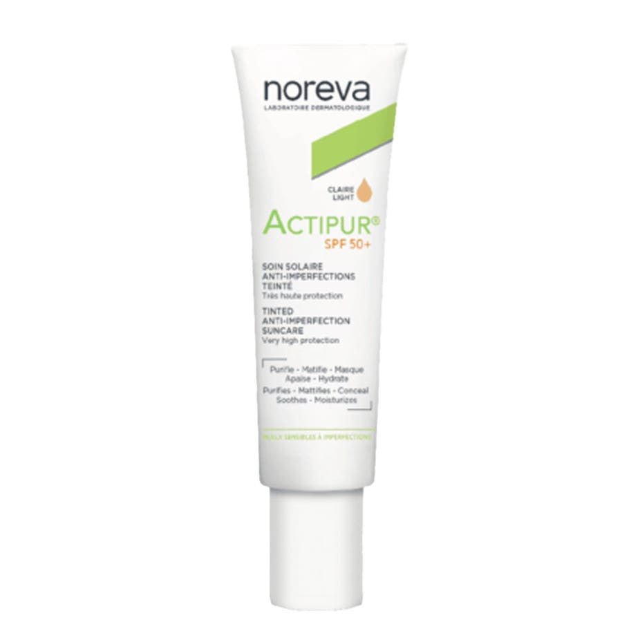 Noreva Actipur SPF50+ Tinted Anti - Imperfection Suncare 30ml (1.01fl oz) - FrenchBeautyHub