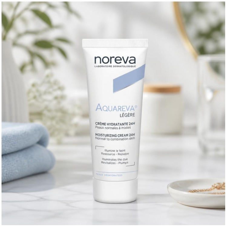 Noreva Aquareva Crema Idratante Leggera 24h 40ml