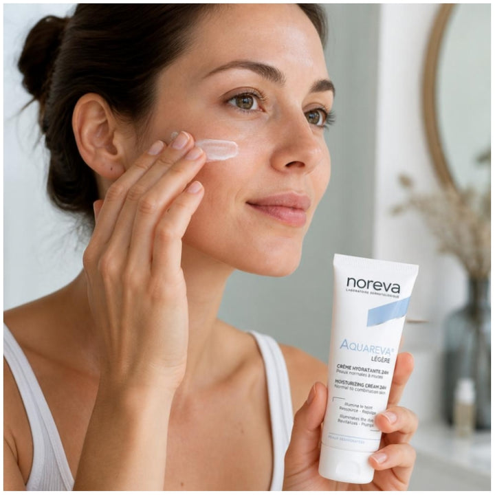 Noreva Aquareva Crema Idratante Leggera 24h 40ml