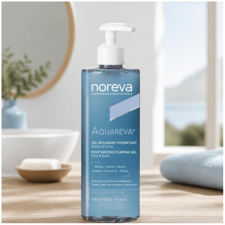 Noreva Aquareva Moisturizing Foaming Gel 400ml (13.52fl oz)