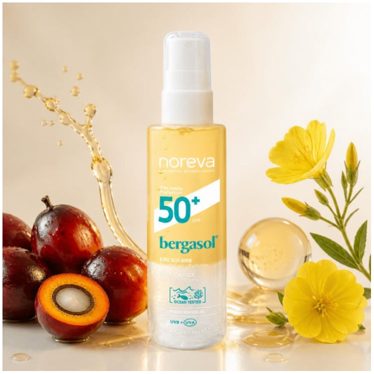 Noreva Bergasol Sunscreens SPF50+ Water 150ml (5.07fl oz)