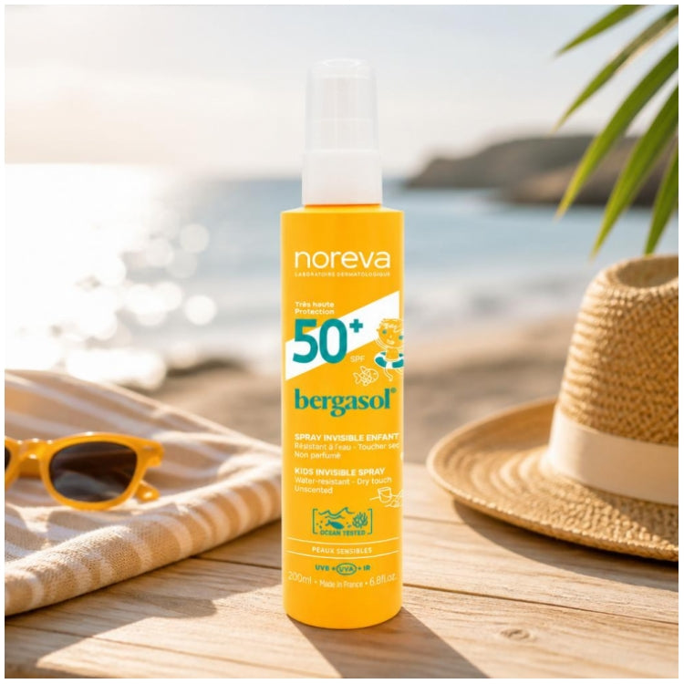 Noreva Bergasol Invisible Children SPF50+ spray 200ml (6.76fl oz)