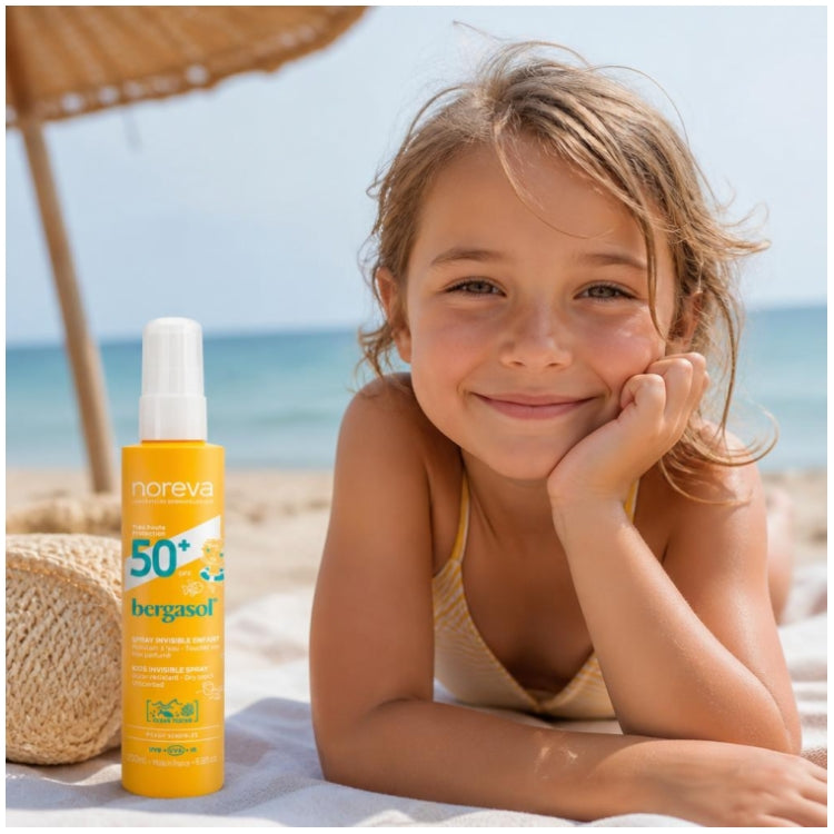 Noreva Bergasol Invisible Children SPF50+ spray 200ml (6.76fl oz)