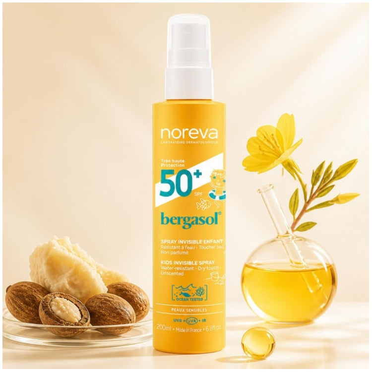 Noreva Bergasol Invisible Children SPF50+ spray 200ml (6.76fl oz)