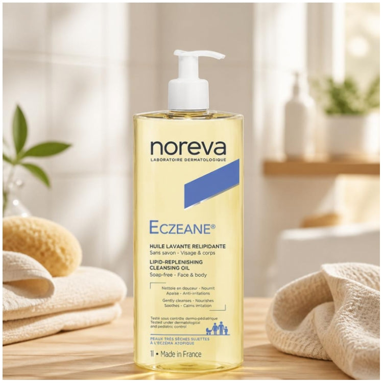 Noreva Lipid-replenishing cleansing oil 1L (33,81fl oz)