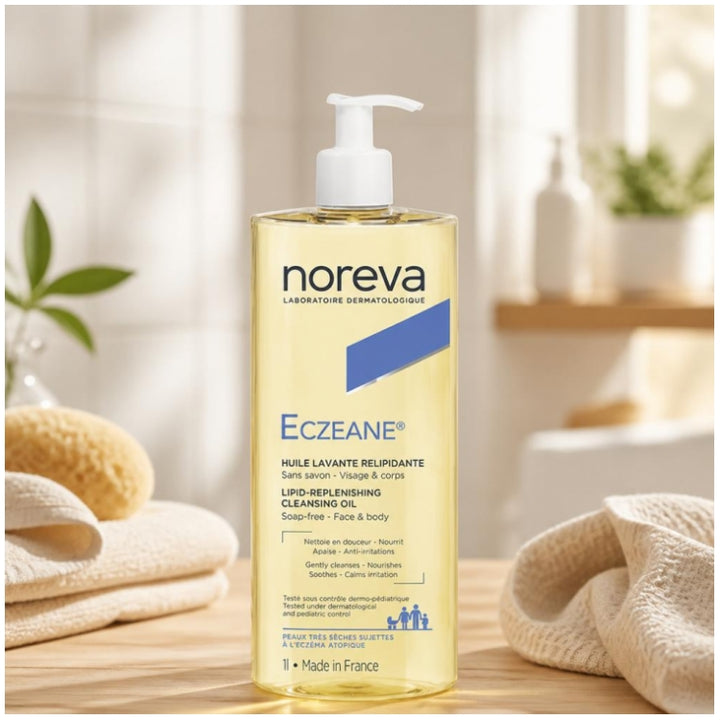 Noreva Lipid-replenishing cleansing oil 1L (33,81fl oz)