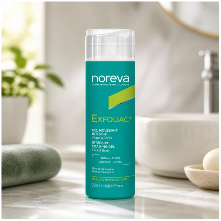Noreva Exfoliac Foaming Gel 200ml (6.76fl oz)