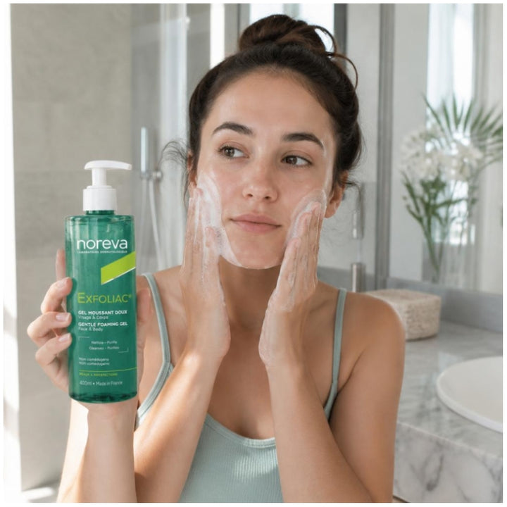 Noreva Exfoliac Gel moussant Peaux à tendance acnéique 400ml