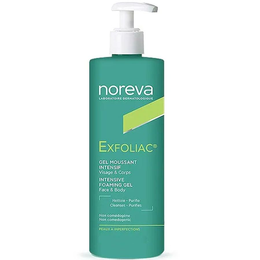 Noreva Exfoliac Gentle Foaming Gel Face & Body 1L (33.81fl oz) - FrenchBeautyHub