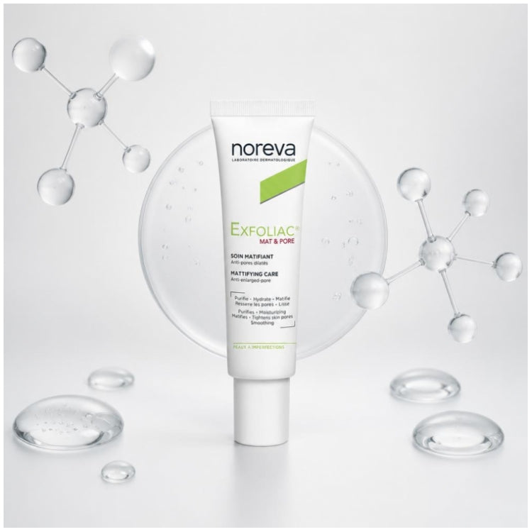 Noreva Exfoliac Mat & Pore Mattifying Care 30ml (1.01fl oz)