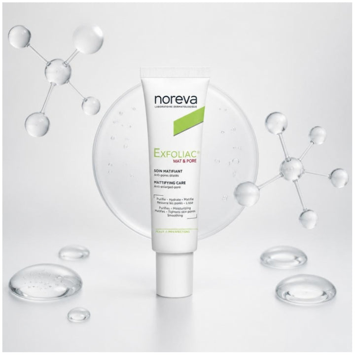 Noreva Exfoliac Mat & Pore Mattifying Care 30ml (1.01fl oz)