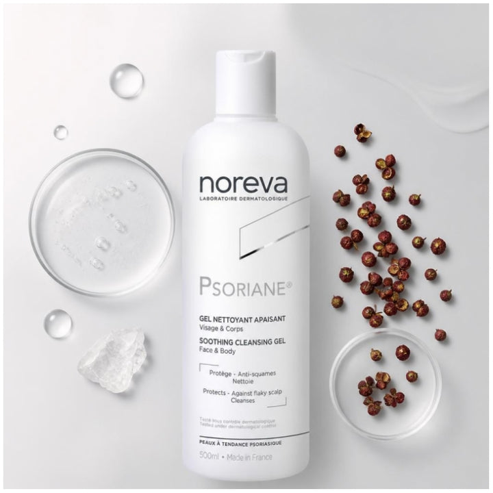 Noreva Psoriane Soothing Cleansing Gel 500ml (16.90fl oz)