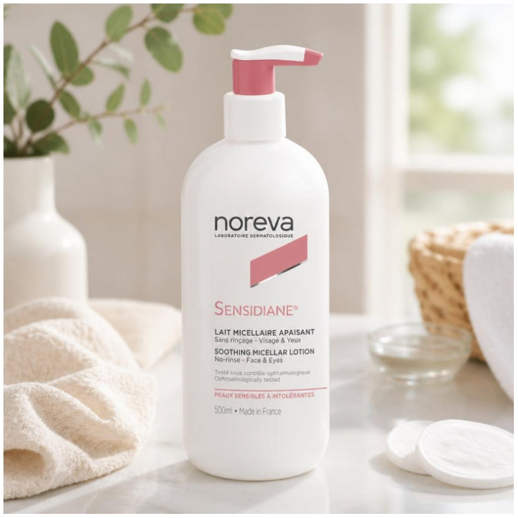 Noreva Sensidiane Dermo-Cleansing Micellar Milk for Sensitive Skin 500ml (16.90 fl oz)