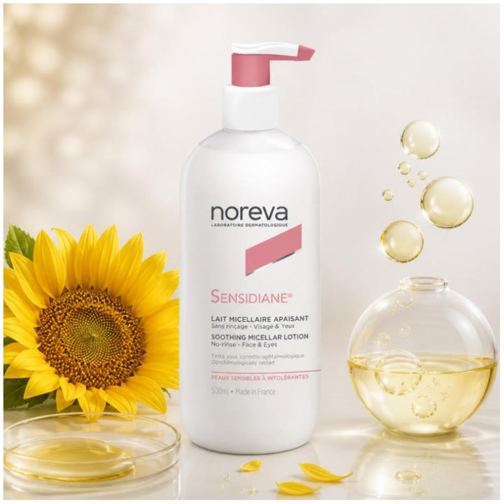 Noreva Sensidiane Dermo-Cleansing Micellar Milk for Sensitive Skin 500ml (16.90 fl oz)
