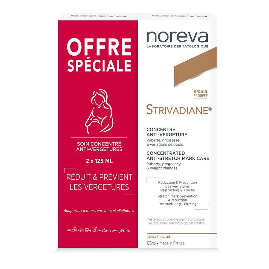 Noreva Strivadiane Stretch Mark Concentrate Cream 250ml (8.45fl oz) - FrenchBeautyHub