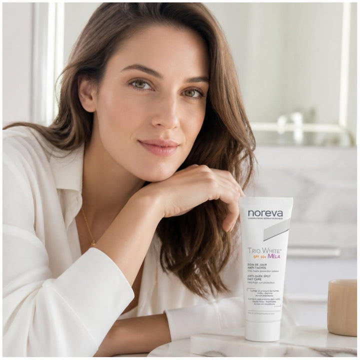Noreva Trio White Méla Day cream SPF 50+ dark spot corrector with SPF 50+ protection 40ml (1.35 fl oz)