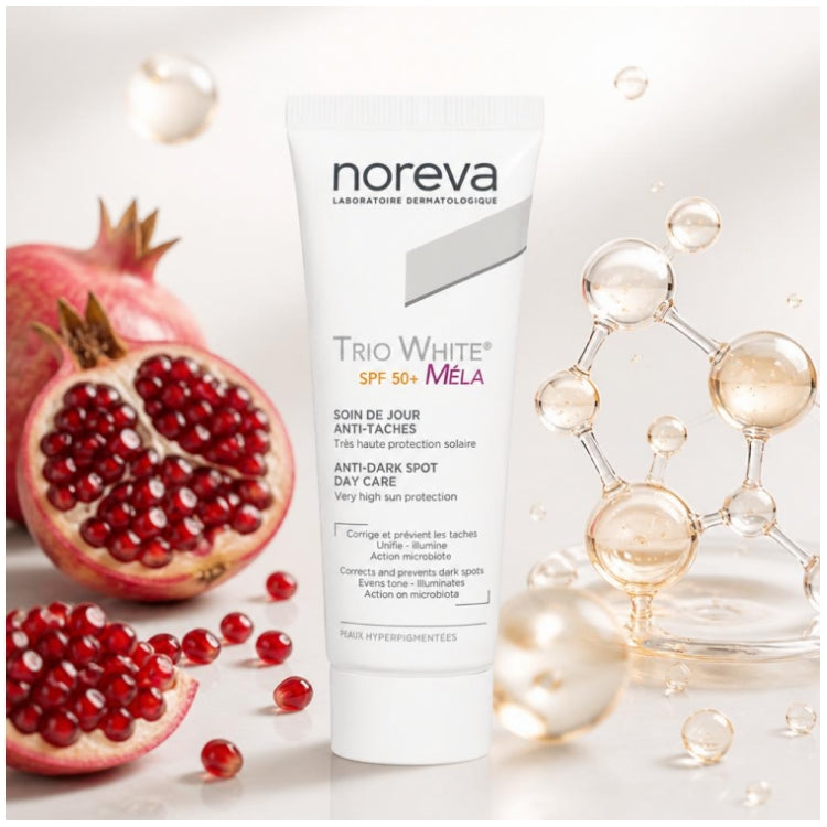 Noreva Trio White Méla Day cream SPF 50+ dark spot corrector with SPF 50+ protection 40ml (1.35 fl oz)