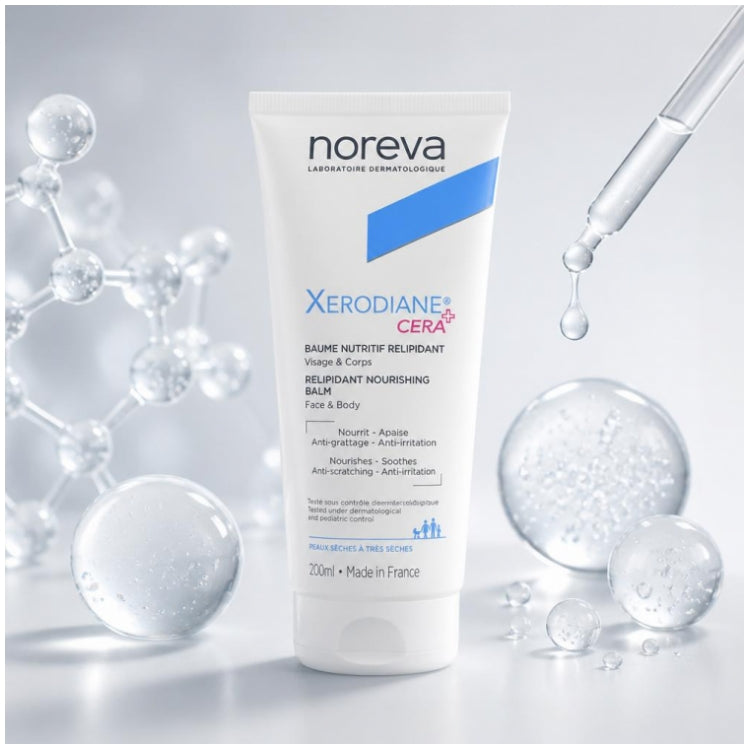 Noreva Xerodiane Cera+ Baume nourrissant relipidant pour peaux sensibles 200 ml