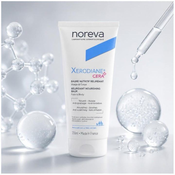 Noreva Xerodiane Cera+ Baume nourrissant relipidant pour peaux sensibles 200 ml