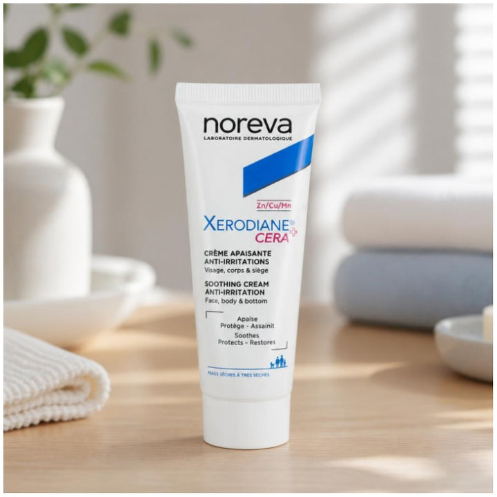 Noreva Xerodiane Plus Anti-Irritation Cream with Copper/Zinc/Manganese 40ml (1.35fl oz)