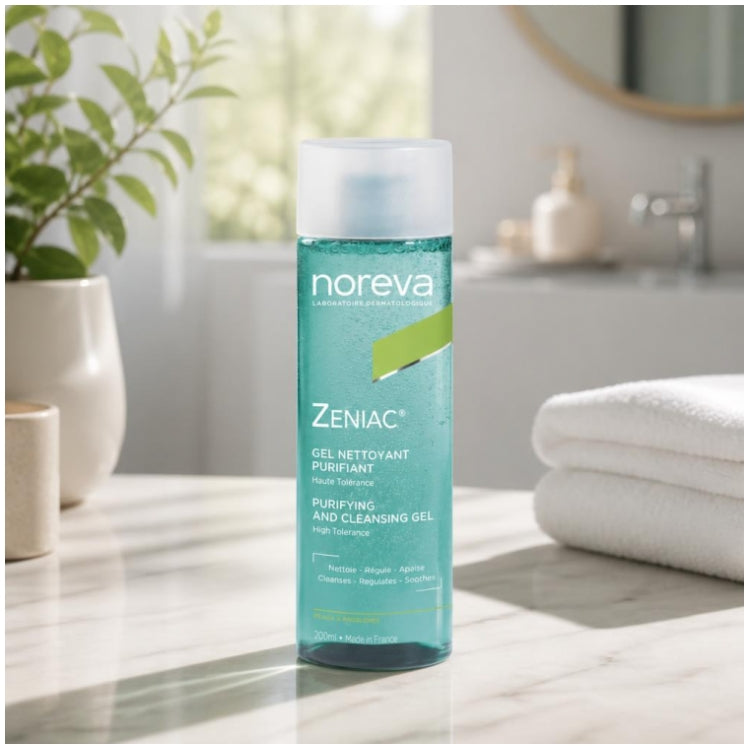 Noreva Zeniac جل منظف ومنقي عالي التحمل 200ml