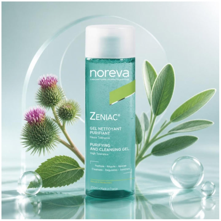 Noreva Zeniac جل منظف ومنقي عالي التحمل 200ml