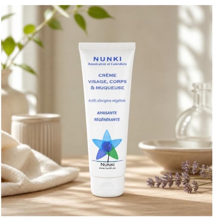 Nunki Face, Body and Mucosa Cream Soothing and regenerating 75ml (2.54fl oz)
