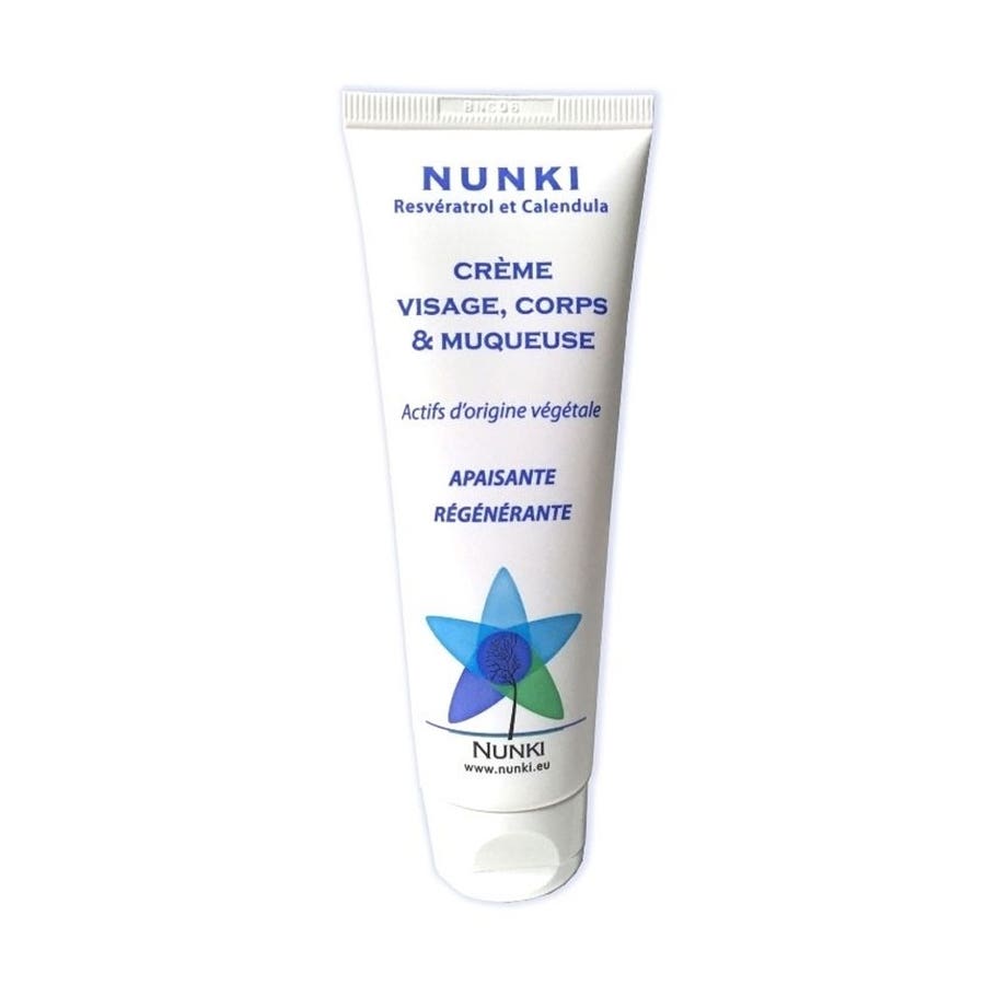 Nunki Face, Body and Mucosa Cream Soothing and regenerating 75ml (2.54fl oz) - FrenchBeautyHub