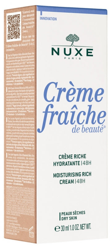NUXE Crème Fraîche de Beauté 48h Creme Hidratante Rica 30ml