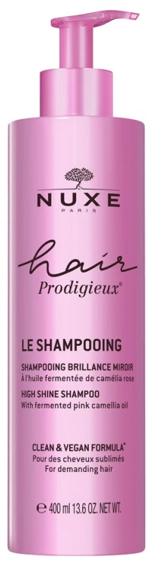 Nuxe Hair Prodigieux Shampooing Brillance Miroir à l’huile de camélia rose fermentée