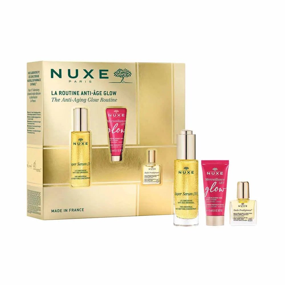 Nuxe Merveillance Expert Anti - Aging Giftbox with Super Serum [10] Glow 50ml+5ml (1.76 + 0.16 fl oz) - FrenchBeautyHub