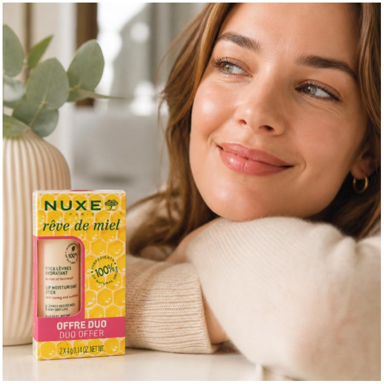 Nuxe Reve De Miel Moisturizing Lipstick 4g x2 (0.14 oz x2)