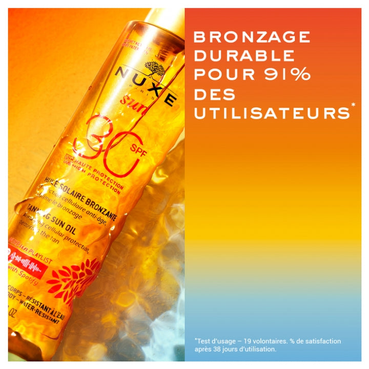 Nuxe Sun Tanning Oil SPF30 for Face and Body 150ml (5.07fl oz)