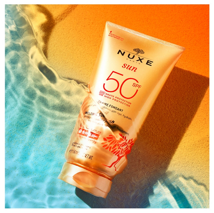 NUXE Sun لوشن واقٍ عالي الحماية SPF50 يذوب على البشرة - 150ml