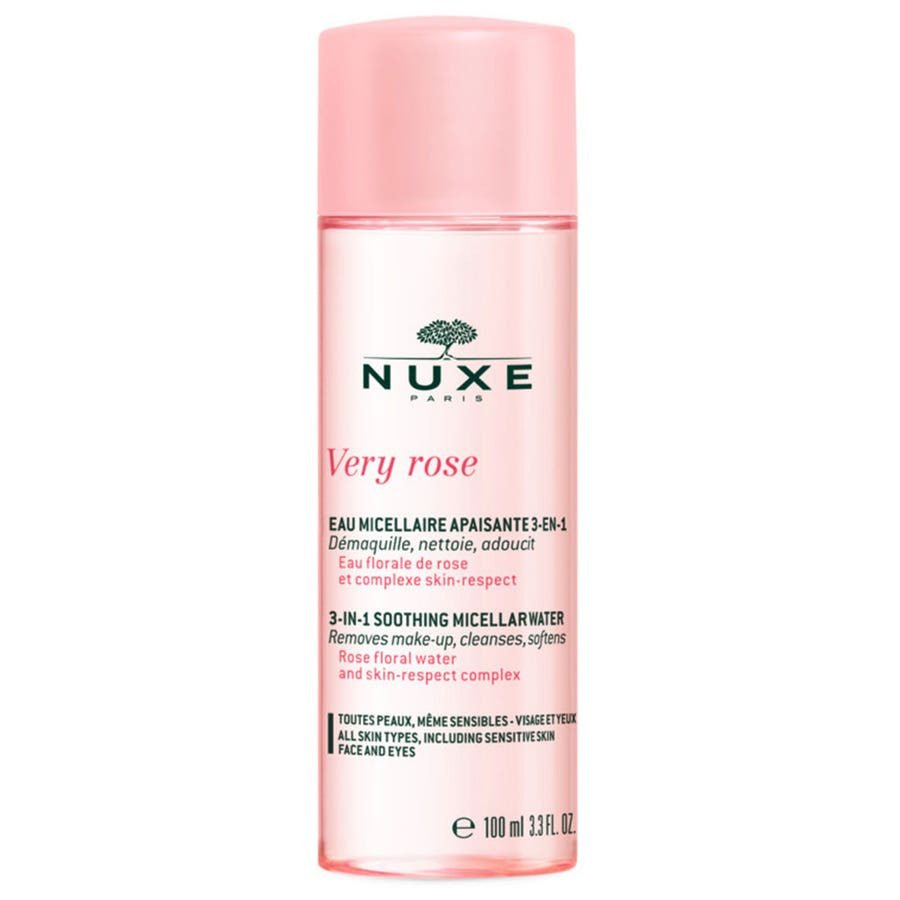 Nuxe Very rose 3 in 1 Soothing Micellar Water Very Rose 100ml (3.38fl oz) - FrenchBeautyHub