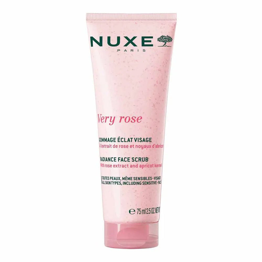 Nuxe Very Rose Radiance Face Scrub 75ml (2.53fl oz) - FrenchBeautyHub