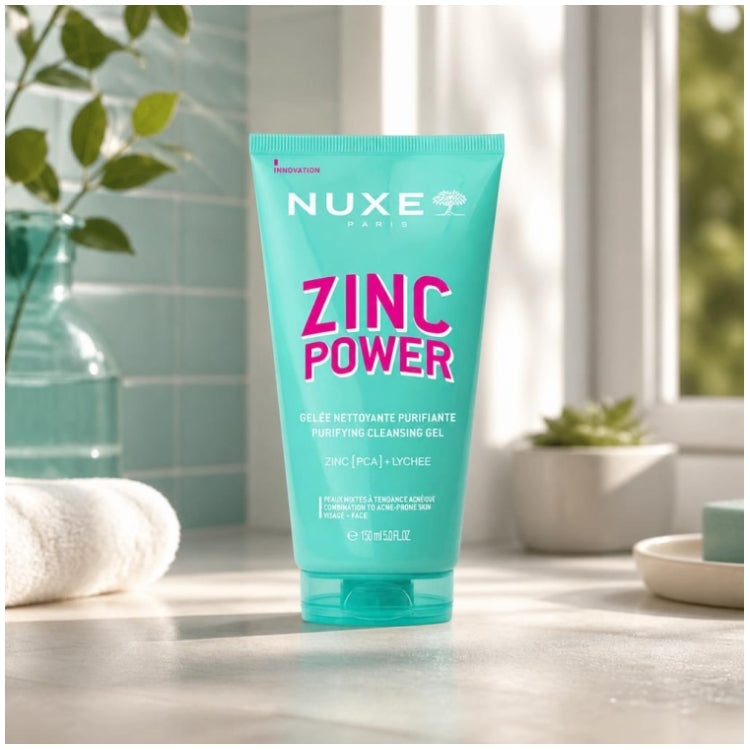 Nuxe Zinc Power جل منظف منقٍ 150ml