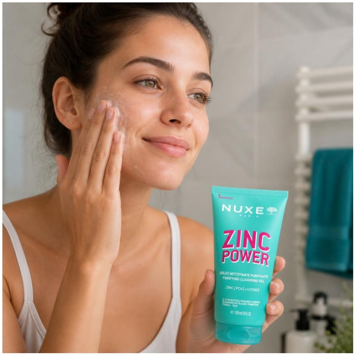 Nuxe Zinc Power جل منظف منقٍ 150ml