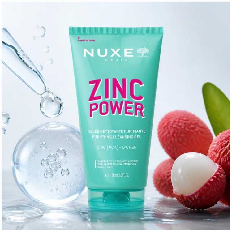 Nuxe Zinc Power جل منظف منقٍ 150ml