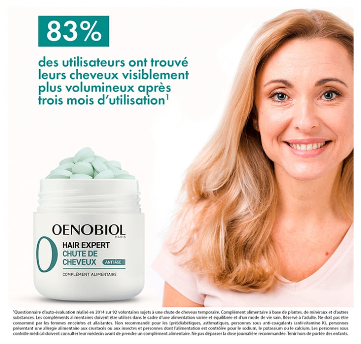 Oenobiol Hair Expert Anti-Age hair loss 2x60 tablets