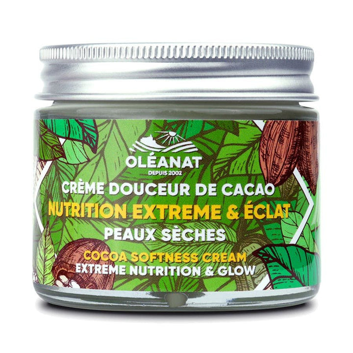 Oleanat Les Richesses d'Amérique du Sud Sanfte Creme Extreme Nährpflege und Ausstrahlung Bio-Kakao 50 ml (1.69 fl oz) - FrenchBeautyHub