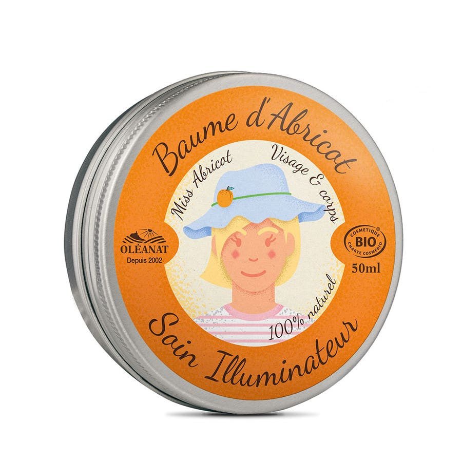 Oleanat Organic Apricot Balm Illuminating Care 50ml (1.69fl oz) - FrenchBeautyHub