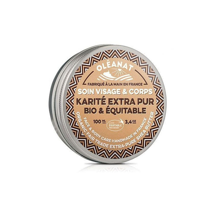 Oleanat Shea Butter Extra Pur Bioes And Fair Trade The Karites Of Africa 100ml (3.38fl oz) - FrenchBeautyHub