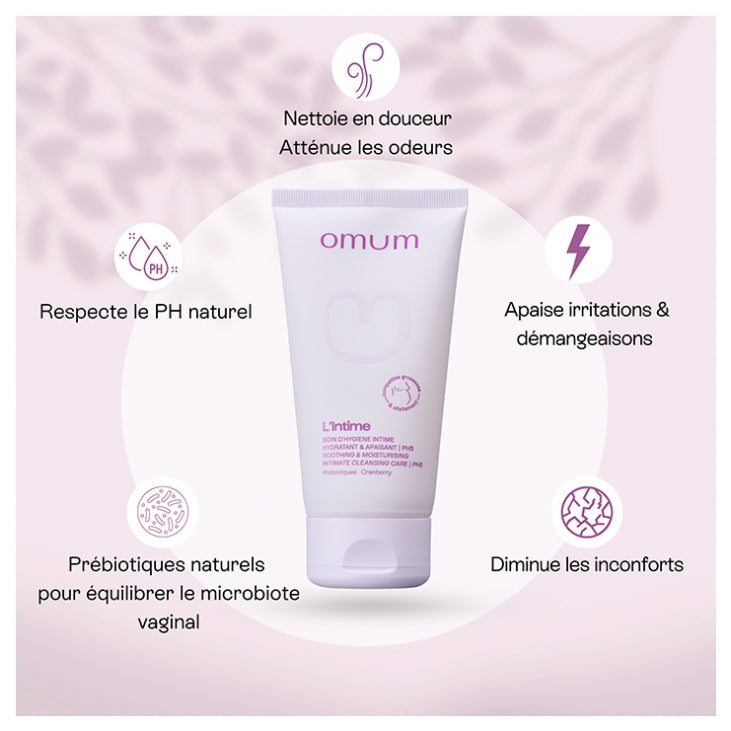 Omum Moisturising and Soothing Organic Intimate Hygiene Care 150ml (5.07fl oz)