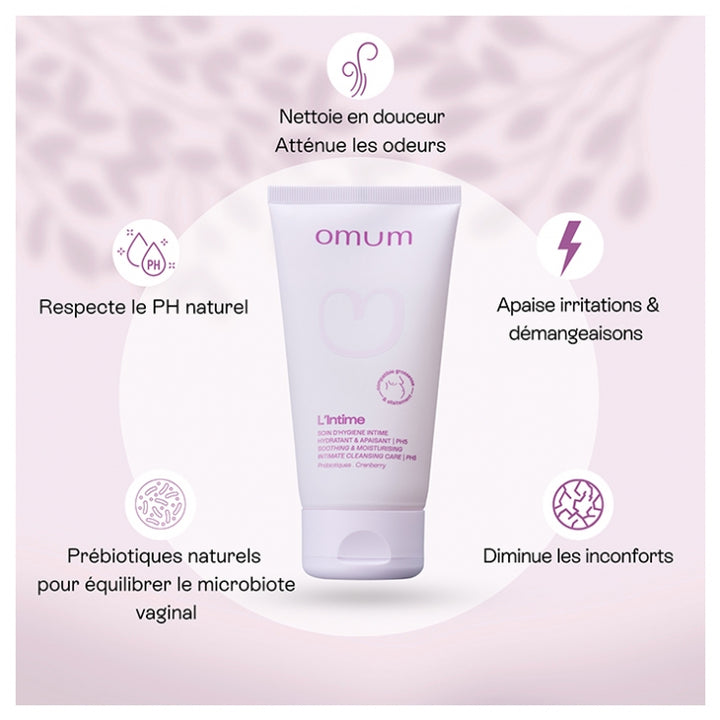 Omum Moisturising and Soothing Organic Intimate Hygiene Care 150ml (5.07fl oz)